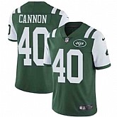 Nike Men & Women & Youth Jets 40 Trenton Cannon Green NFL Vapor Untouchable Limited Jersey,baseball caps,new era cap wholesale,wholesale hats